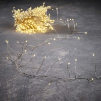 Гирлянда Luca Lighting кластер серебряная струна, 15 м, теплый белый (8718861852677)