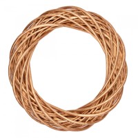 Рождественский венок YES! Fun ротанговый золотой, 30 см (974233)