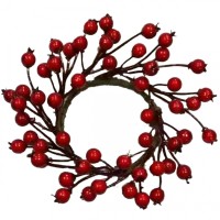 Рождественский венок YES! Fun Красные ягоды D7 см (975004)