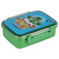 Ланч-бокс детский Yes Minecraft 420 мл, зелено-голубой (708053)