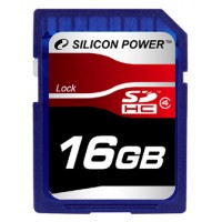 Карта памяти 16 Gb SDHC, Silicon Power (SP016GBSDH004V10)