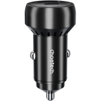 Зарядное устройство Choetech USB-C+USB-A 60W QC3.0/PD/PPS black (TC0014-BK)