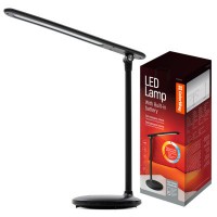 Настольная лампа ColorWay 4W with built-in battery 1800 mAh USB in/out 5V*1A, black (CW-DL02B-B)