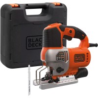 Электролобзик Black&Decker 50 Вт, 1000 - 3100 ход/мин, 2.2 кг, кейс (BES610K)