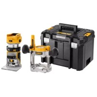 Фрезер DeWALT 18В XR Li-lon, бесщёточный, 16000-25500об/мин, цанга 6-8мм, TSTAK (без АКБ и ЗУ) (DCW604NT)