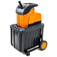 Садовый измельчитель GTM DS2800/45, 220В, 2800Вт, до 45мм, ножи, контейнер 60л (DS2800/45)