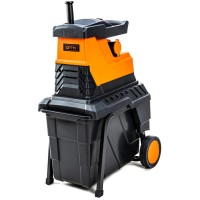Садовый измельчитель GTM MS2800/45, 220В, 2800Вт, до 45мм, фреза, контейнер 55л (MS2800/45)