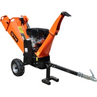 Садовый измельчитель GTM бензиновый GS15002 15л.с., диам.веток до 12см, барабан (GS15002)