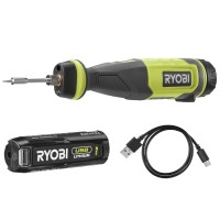 Паяльник электрический Ryobi RSI4-120G аккумуляторный, USB, Lithium 4V 2Ah, 460°С, подсветка (5133006146)