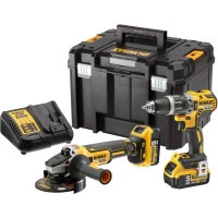 Набор электроинструментов DeWALT 2 ед. 18 В XR Li-lon, вес 4.2 кг, кейс TSTAK, 2 АКБ и ЗУ (DCK2080P2T)