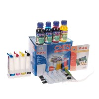 СНПЧ WWM HP Universal 21/22/27/28/56/ 57/129/130/131/132/134/135/136/140/141 (IS.0405U) + 4 х 100 г с чернилами HELENA