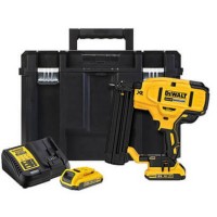 Гвоздезабиватель DeWALT 18В, диаметр/длина гвоздя 1.25/54 мм, 2 АКБ, ЗУ, кейс (DCN680D2)