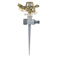 Дождеватель Flora импульсный на металлическом колышке (BRASS+AL) (5013224)