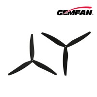 Пропеллер для дрона Gemfan 1507 Glass Fiber Nylon 3 Blade 1CW/1CCW- Black (PMGN1507-3B)