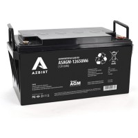 Батарея к ИБП AZBIST 12V 65 Ah Super AGM (ASAGM-12650M6)