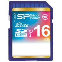 Карта памяти 16Gb SDHC Silicon Power Class10 UHS-I / SP016GBSDHAU1V10