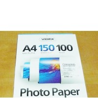 Фотобумага Videx глянцевая, A4, 150 г/м, 100 шт (HGA4 150/100)