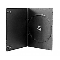 Коробка для дисков BOX DVD-1, 7mm черный глянцевый