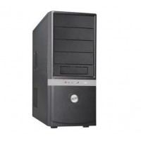 Корпус ATX Delux DLC-MT810 Black/Silver w/o PSU , USB, Audio, без Б/П