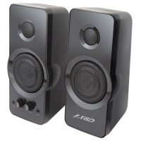Колонки 2.0 F&D F232 Black  2x3,5Вт