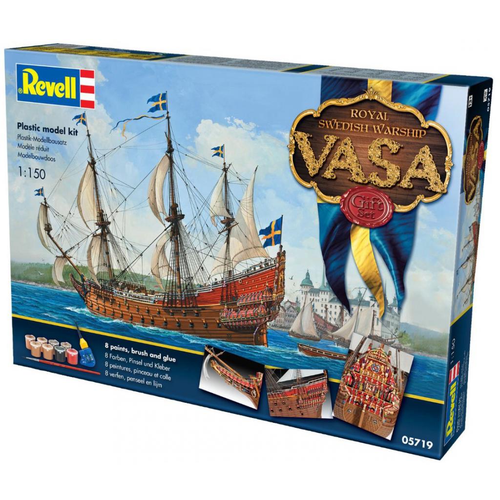 Сборная модель Revell Корабль Royal Swedish Warship VASA 1:150 (5719) Фото: Сборная модель Revell Корабль Royal Swedish Warship VASA 1:150 (5719)
