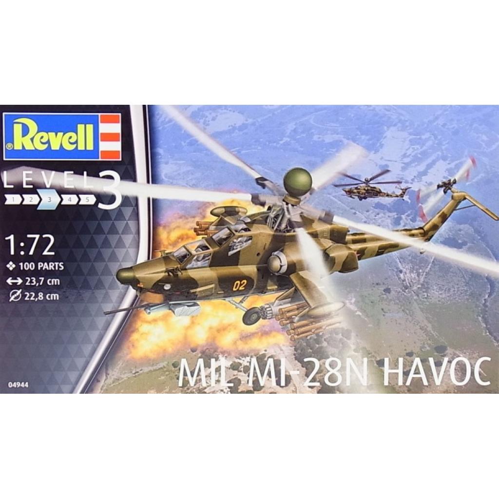 Сборная модель Revell Ударный вертолет MIL Mi-28N HAVOC 1:72 (4944) Фото: Сборная модель Revell Ударный вертолет MIL Mi-28N HAVOC 1:72 (4944)