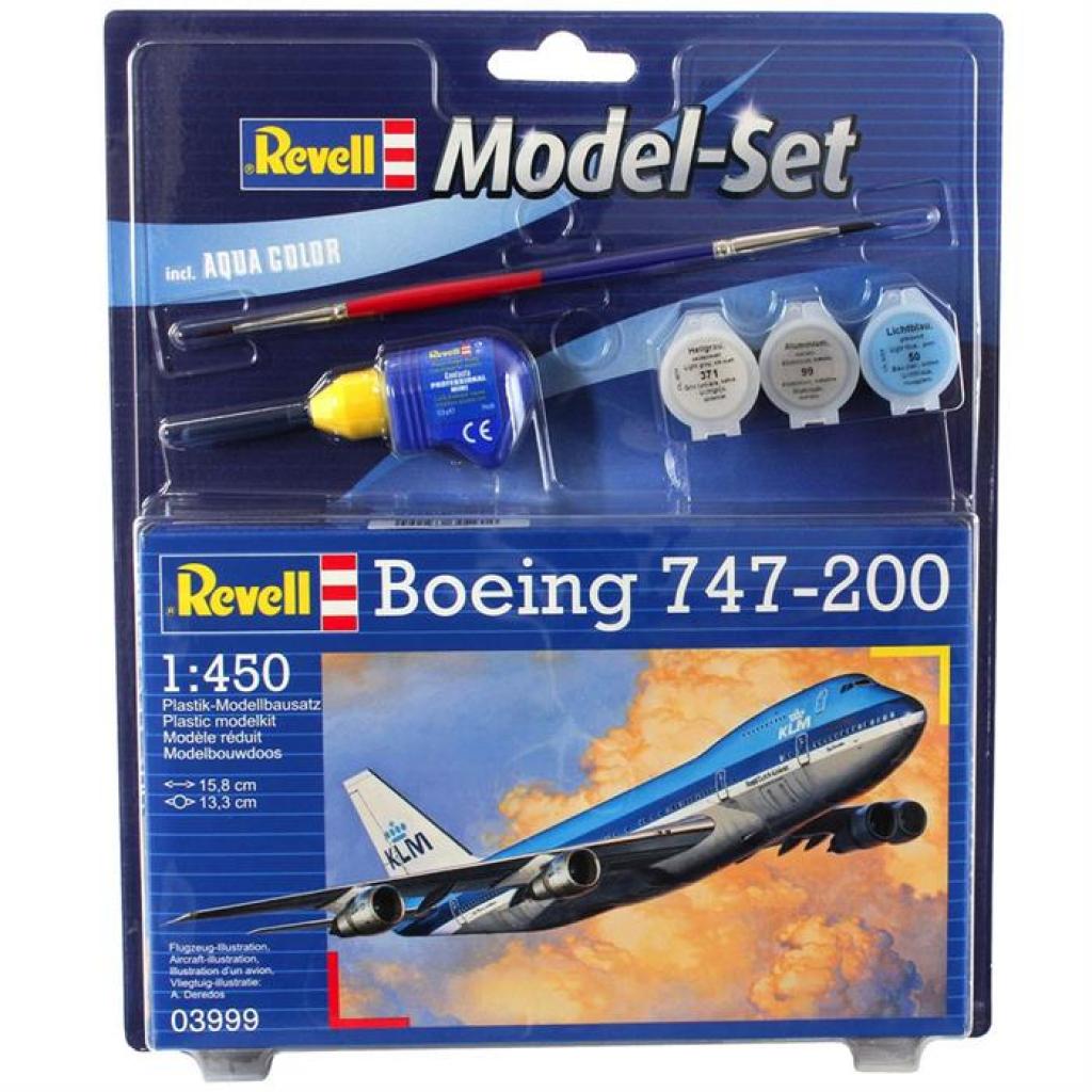 Сборная модель Revell Самолет Boeing 747-200 1:450 (63999) Фото: Сборная модель Revell Самолет Boeing 747-200 1:450 (63999)