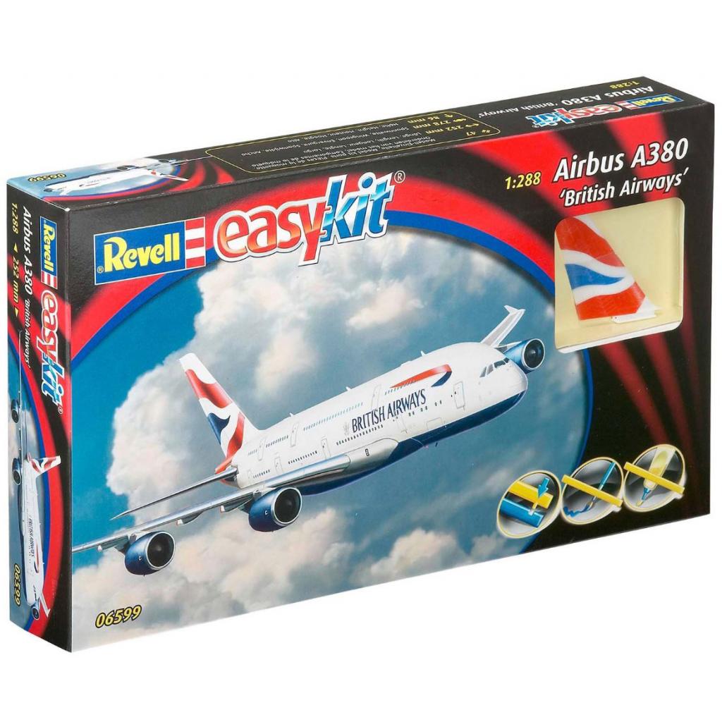 Сборная модель Revell Самолет Airbus A380 British Airways 1:288 (6599) Фото: Сборная модель Revell Самолет Airbus A380 British Airways 1:288 (6599)