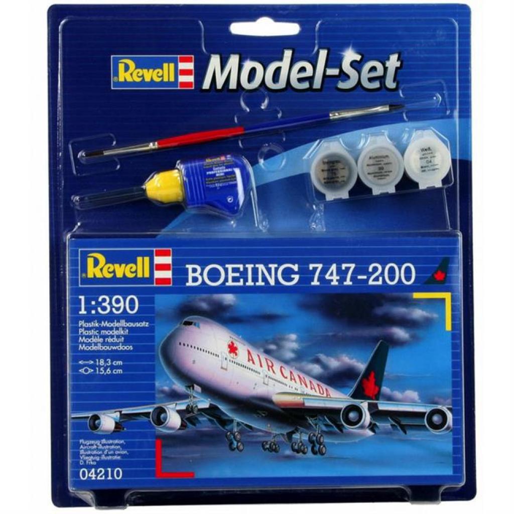 Сборная модель Revell Самолет Boeing 747-200 1:390 (64210) Фото: Сборная модель Revell Самолет Boeing 747-200 1:390 (64210)
