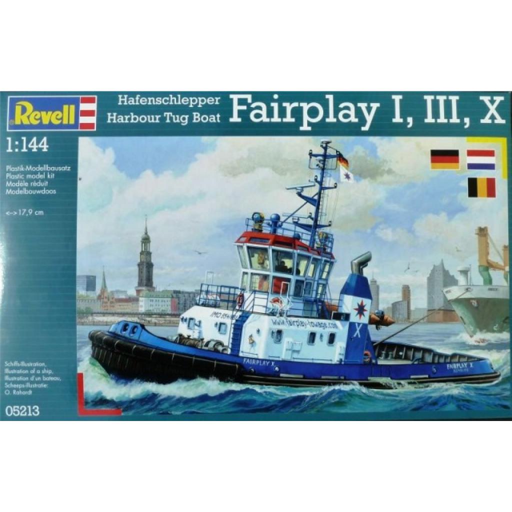 Сборная модель Revell Портовый буксир Harbour Tug Boat Fairplay 1:144 (5213) Фото: Сборная модель Revell Портовый буксир Harbour Tug Boat Fairplay 1:144 (5213)