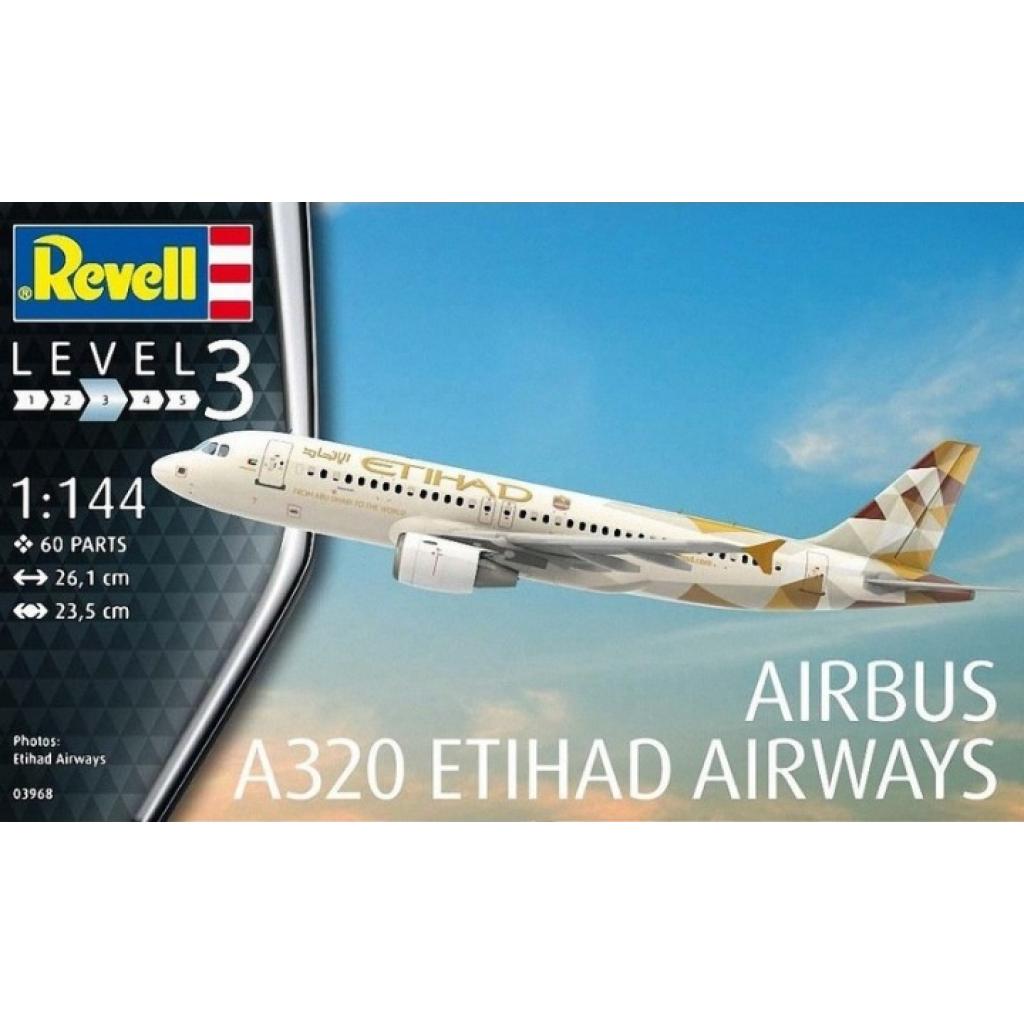 Сборная модель Revell Самолет Airbus A320 Etihad 1:144 (3968) Фото: Сборная модель Revell Самолет Airbus A320 Etihad 1:144 (3968)