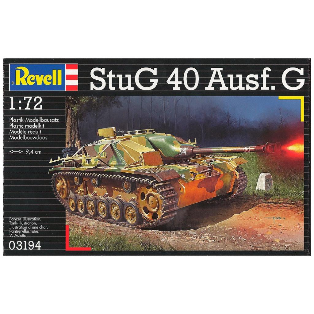 Сборная модель Revell Немецкая самоходная арт. установка StuG 40 Ausf. G 1:72 (3194) Фото: Сборная модель Revell Немецкая самоходная арт. установка StuG 40 Ausf. G 1:72 (3194)
