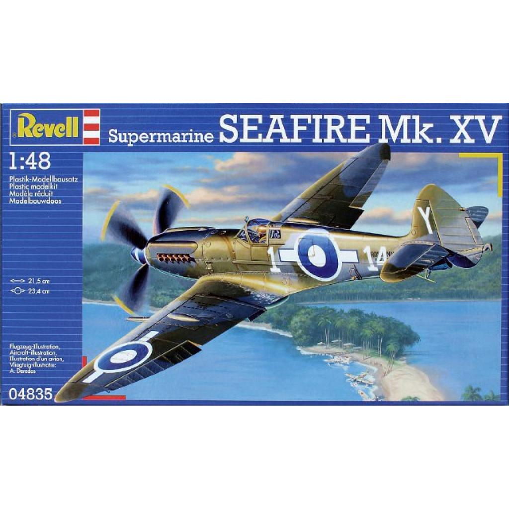 Сборная модель Revell Палубный истребитель Seafire F Mk. XV 1:48 (4835) Фото: Сборная модель Revell Палубный истребитель Seafire F Mk. XV 1:48 (4835)