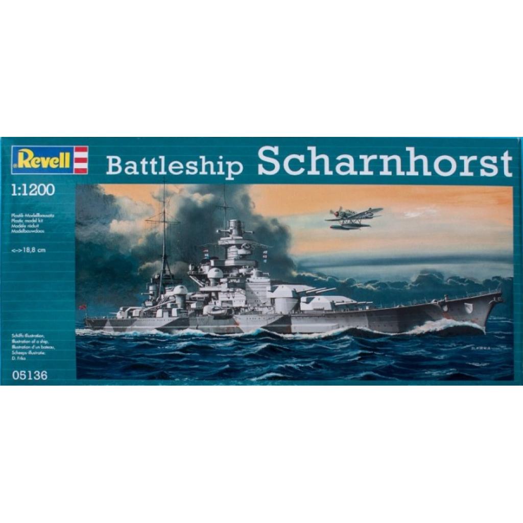 Сборная модель Revell Линкор Battleship Scharnhorst 1:1200 (5136) Фото: Сборная модель Revell Линкор Battleship Scharnhorst 1:1200 (5136)