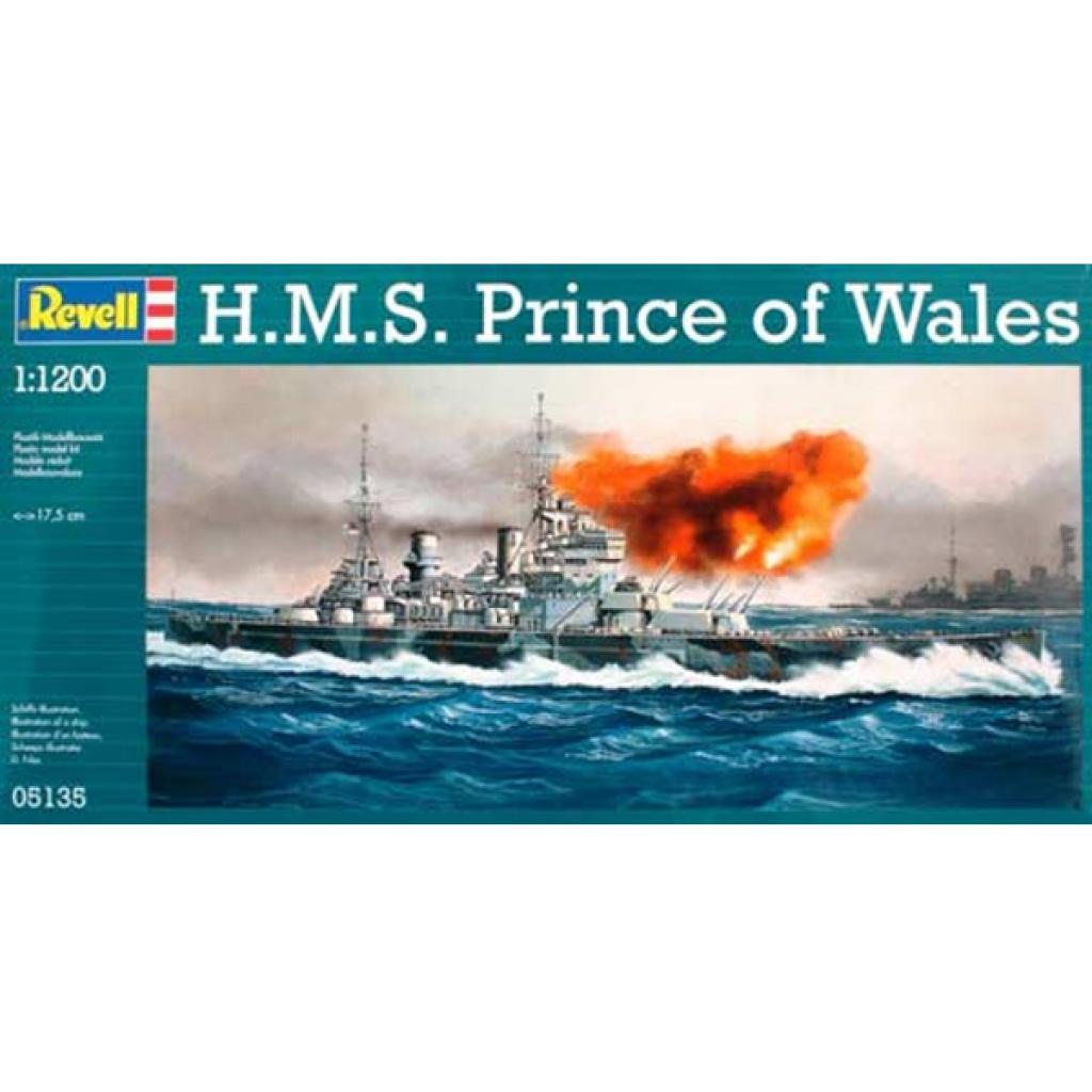 Сборная модель Revell Линкор H.M.S Prince of Wales 1:1200 (5135) Фото: Сборная модель Revell Линкор H.M.S Prince of Wales 1:1200 (5135)