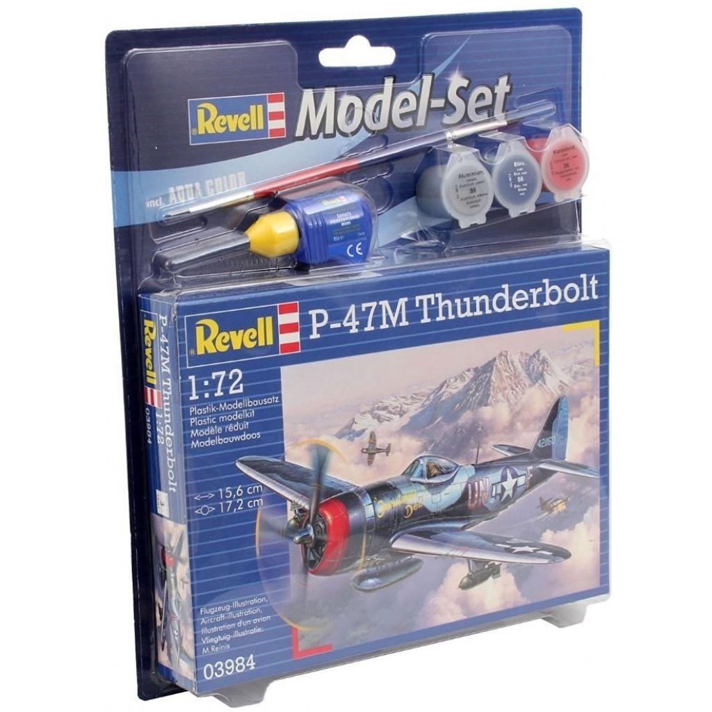 Сборная модель Revell Истребитель-бомбардировщик P-47 M Thunderbolt 1:72 (63984) Фото: Сборная модель Revell Истребитель-бомбардировщик P-47 M Thunderbolt 1:72 (63984)