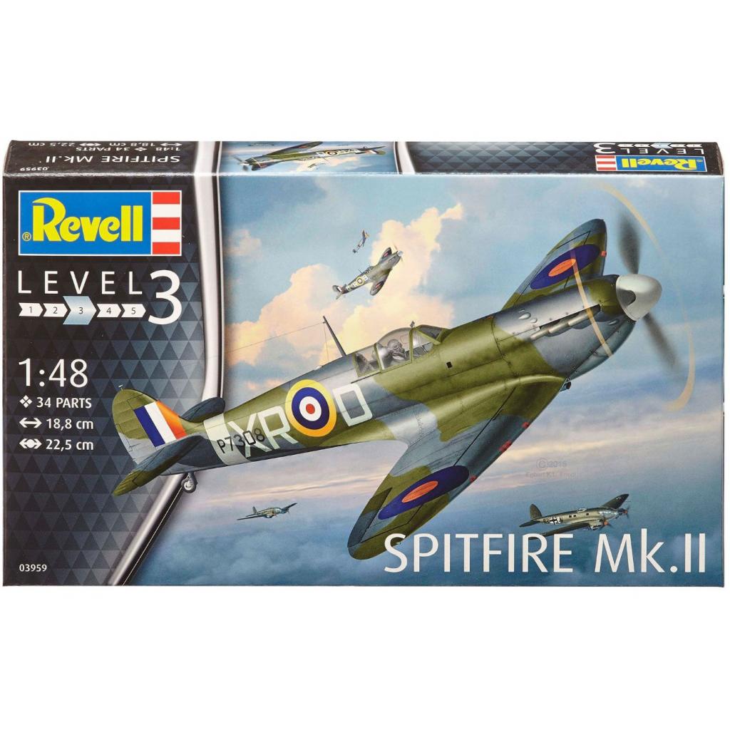 Сборная модель Revell Истребитель Supermarine Spitfire Mk.II 1:48 (3959) Фото: Сборная модель Revell Истребитель Supermarine Spitfire Mk.II 1:48 (3959)