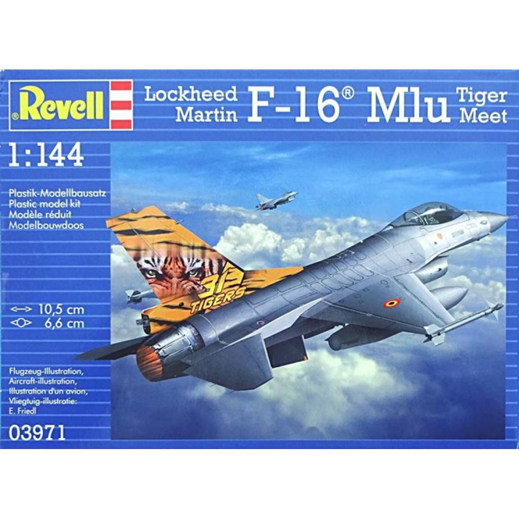 Сборная модель Revell Истребитель F-16 Mlu TigerMeet 1:144 (3971) Фото: Сборная модель Revell Истребитель F-16 Mlu TigerMeet 1:144 (3971)