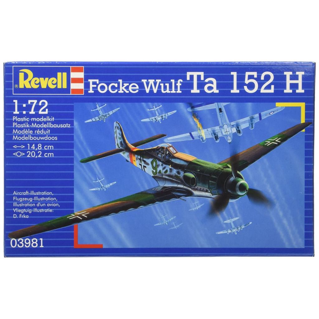 Сборная модель Revell Истребитель Focke Wulf Ta 152 H 1:72 (3981) Фото: Сборная модель Revell Истребитель Focke Wulf Ta 152 H 1:72 (3981)