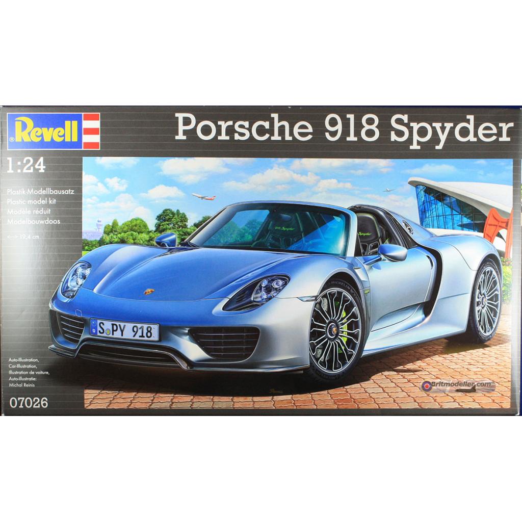 Сборная модель Revell Автомобиль Porsche 918 Spyder1 :24 (7026) Фото: Сборная модель Revell Автомобиль Porsche 918 Spyder1 :24 (7026)