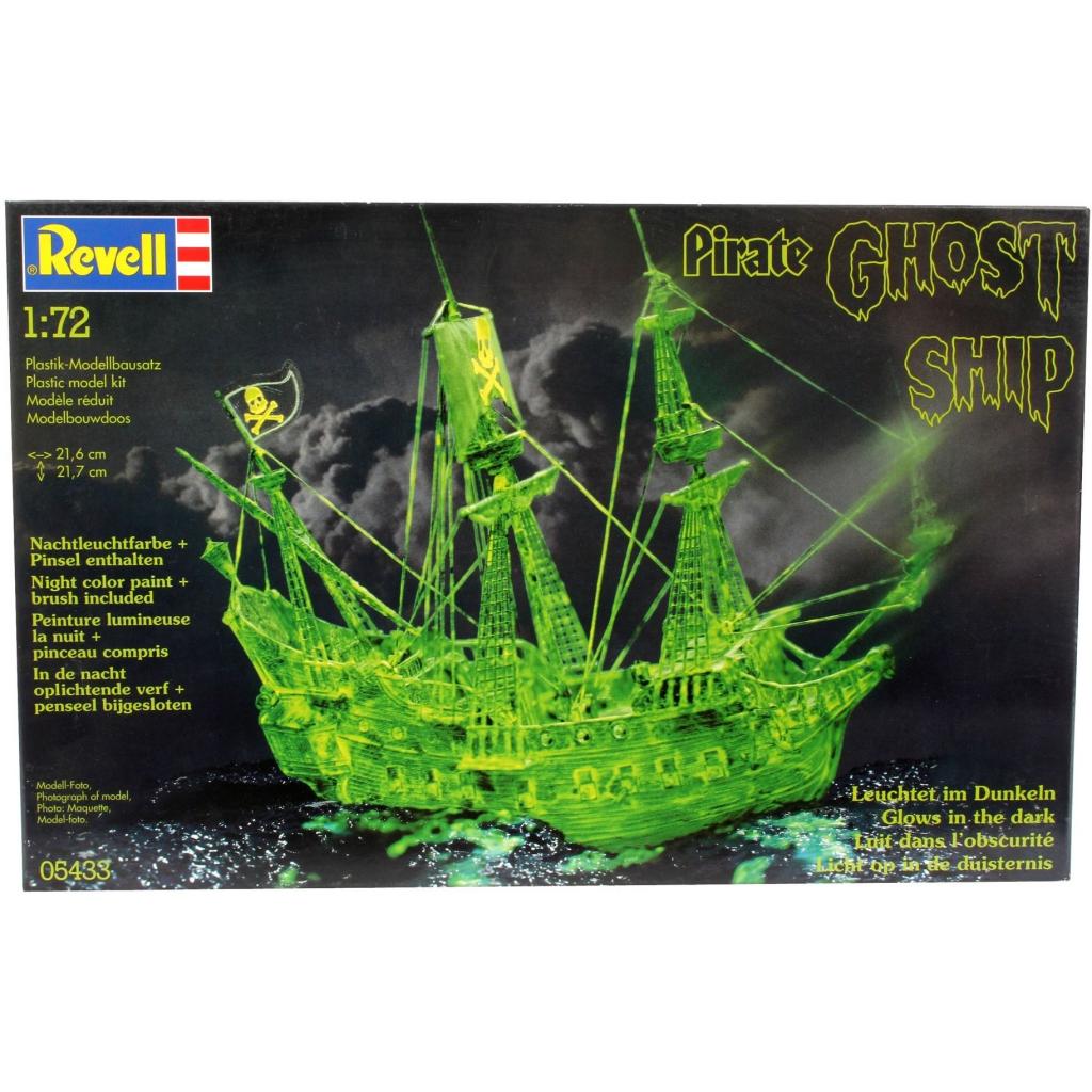 Сборная модель Revell Пиратское судно-призрак Ghost ship with night colour 1:72 (5433) Фото: Сборная модель Revell Пиратское судно-призрак Ghost ship with night colour 1:72 (5433)