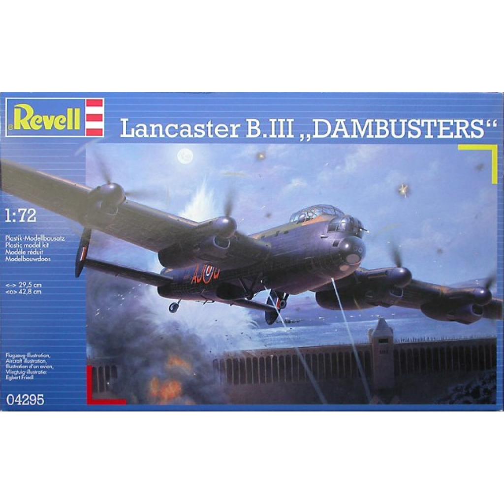 Сборная модель Revell Бомбардировщик Lancaster Dam Buster 1:72 (4295) Фото: Сборная модель Revell Бомбардировщик Lancaster Dam Buster 1:72 (4295)
