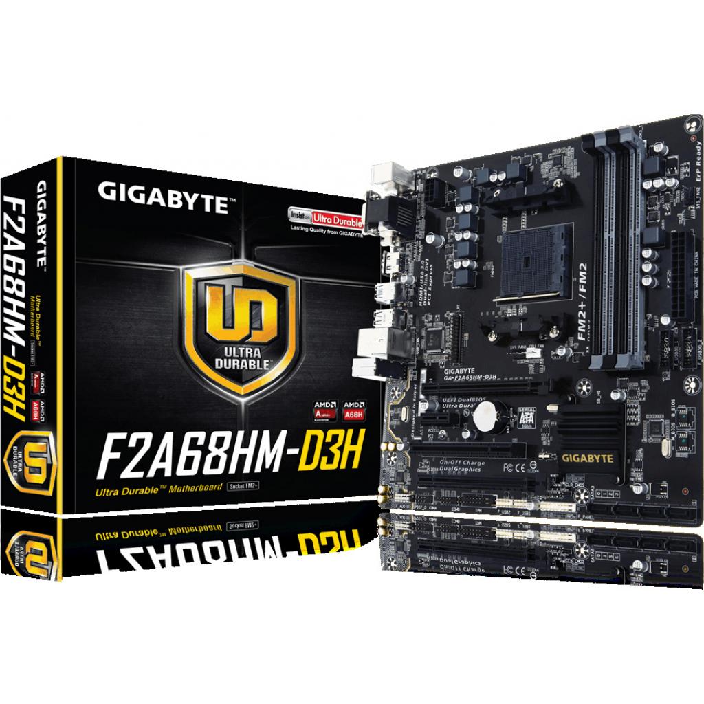 Материнская плата GIGABYTE GA-F2A68HM-D3H Фото: Материнская плата GIGABYTE GA-F2A68HM-D3H