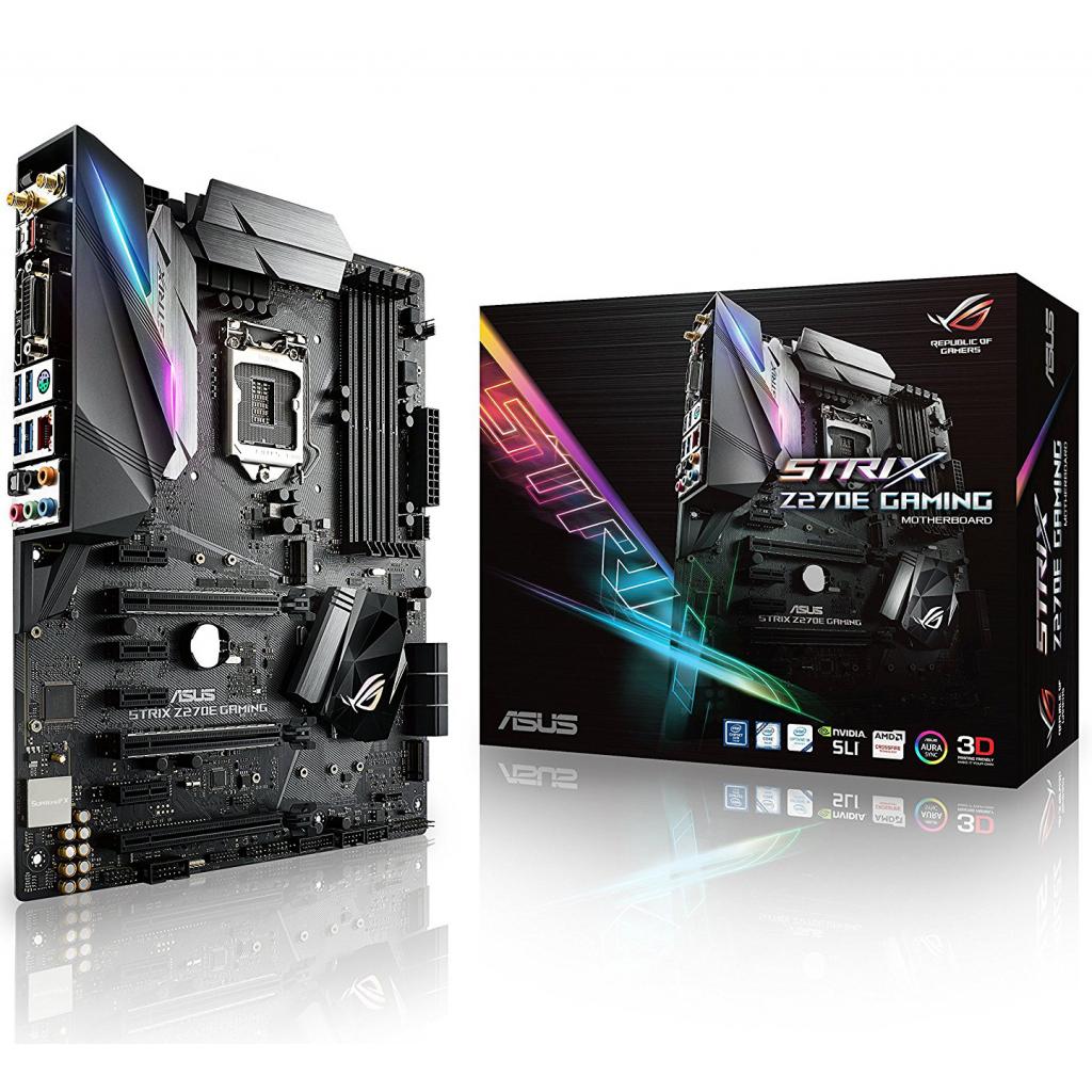 Материнская плата ASUS STRIX Z270E GAMING Фото: Материнская плата ASUS STRIX Z270E GAMING