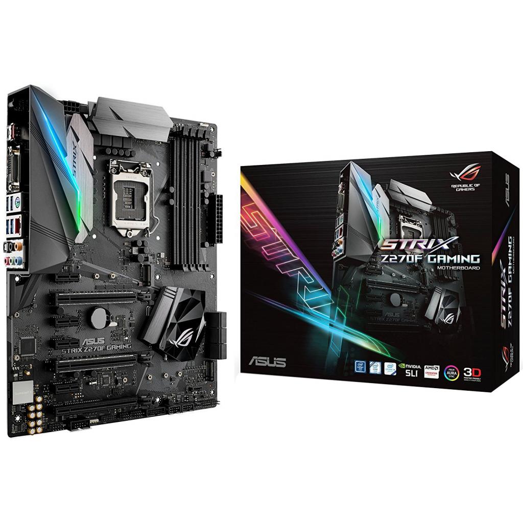 Материнская плата ASUS STRIX Z270F GAMING Фото: Материнская плата ASUS STRIX Z270F GAMING