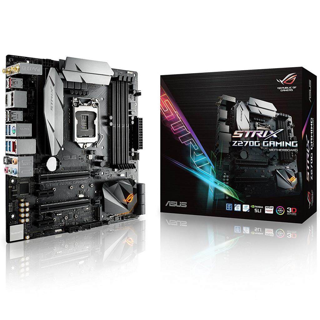 Материнская плата ASUS STRIX Z270G GAMING Фото: Материнская плата ASUS STRIX Z270G GAMING