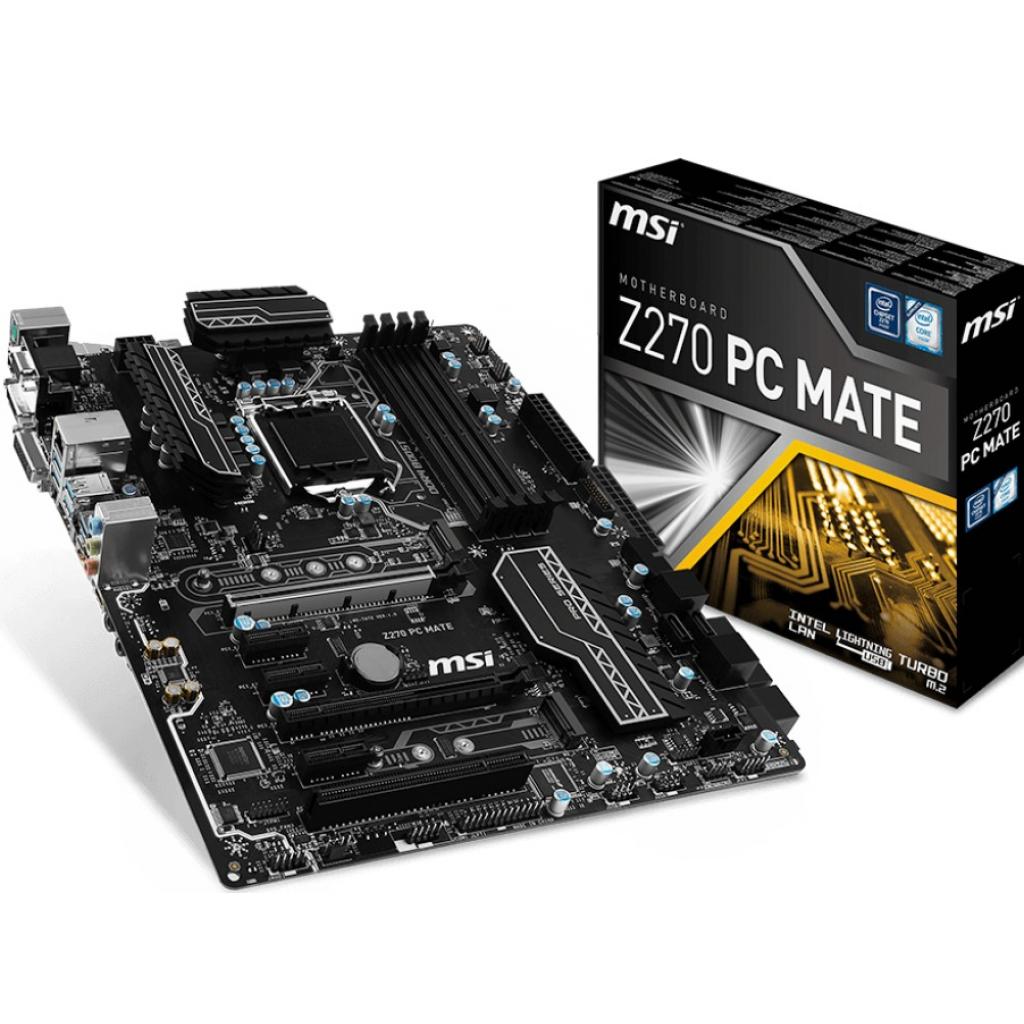 Материнская плата MSI Z270 PC MATE Фото: Материнская плата MSI Z270 PC MATE