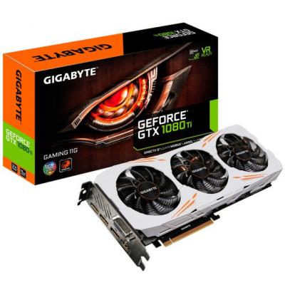 Видеокарта GIGABYTE GeForce GTX1080 Ti 11Gb GAMING (GV-N108TGAMING-11GD) Фото: Видеокарта GIGABYTE GeForce GTX1080 Ti 11Gb GAMING (GV-N108TGAMING-11GD)