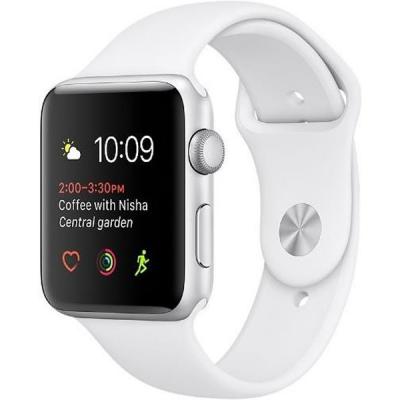 Смарт-часы Apple Watch Series 1, 42mm Silver Aluminium Case with White Band (MNNL2FS/A) Фото: Смарт-часы Apple Watch Series 1, 42mm Silver Aluminium Case with White Band (MNNL2FS/A)