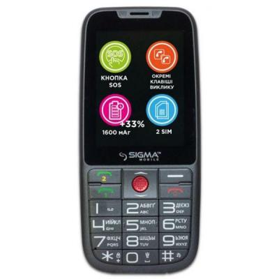 Мобильный телефон Sigma Comfort 50 Elegance 3 (1600 mAh) Grey (4827798233726) Фото: Мобильный телефон Sigma Comfort 50 Elegance 3 (1600 mAh) Grey (4827798233726)